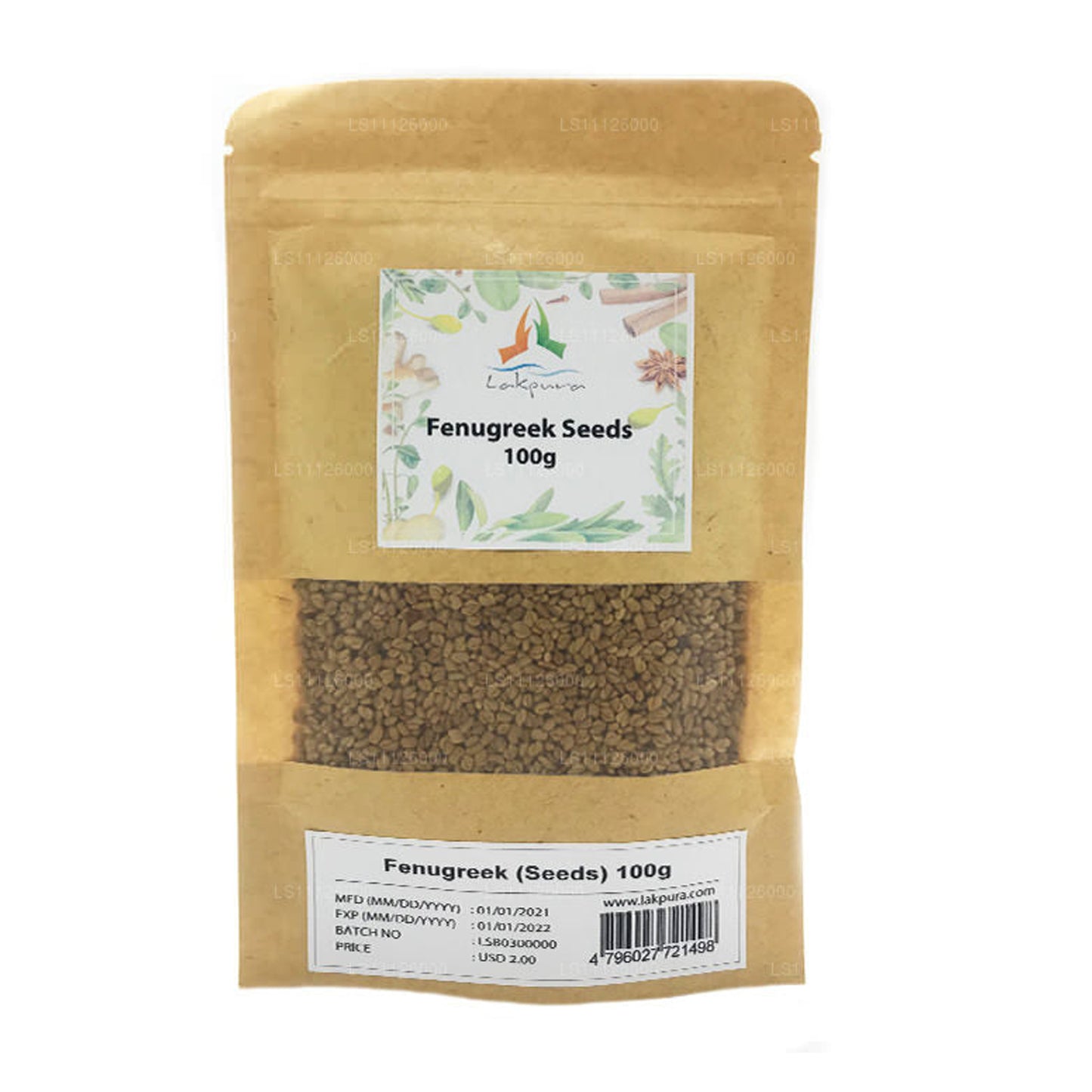 Lakpura Fenugreek seeds Whole