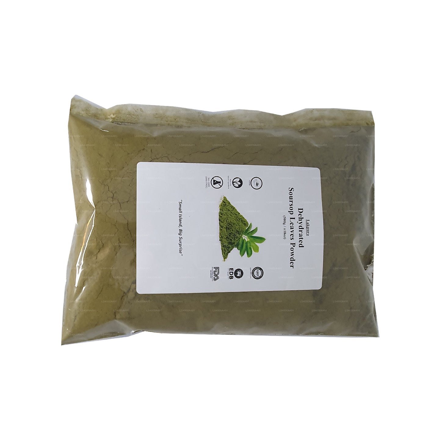 Lakpura Wildcrafted Soursop (Guanabana, Graviola, Guyabano) Dehydrated Leaves Powder