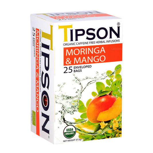 Tipson Tea Organic Moringa Mango (37.5g)