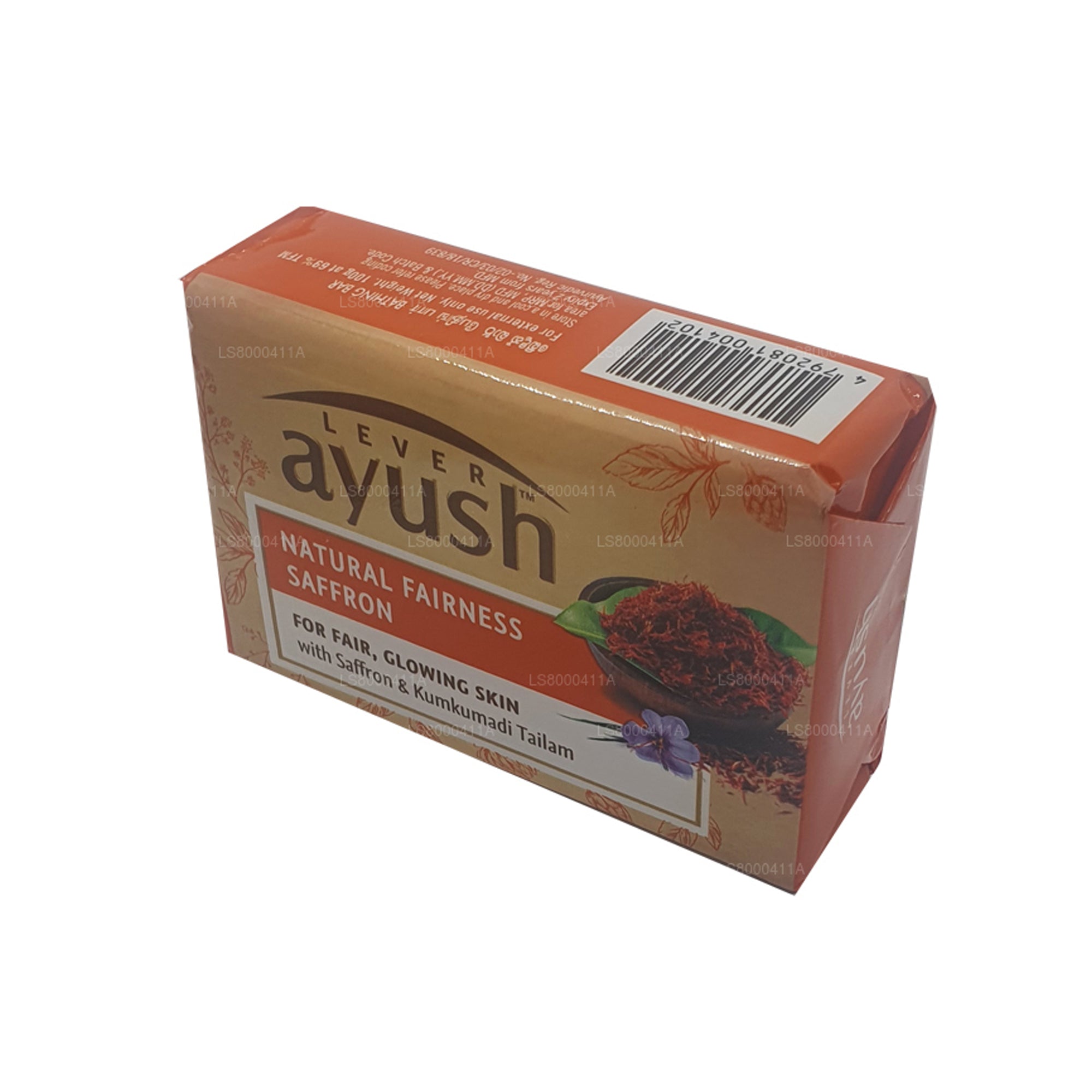 Lever Ayush Natural Fairness Saffron Soap 100g Lakpura LLC