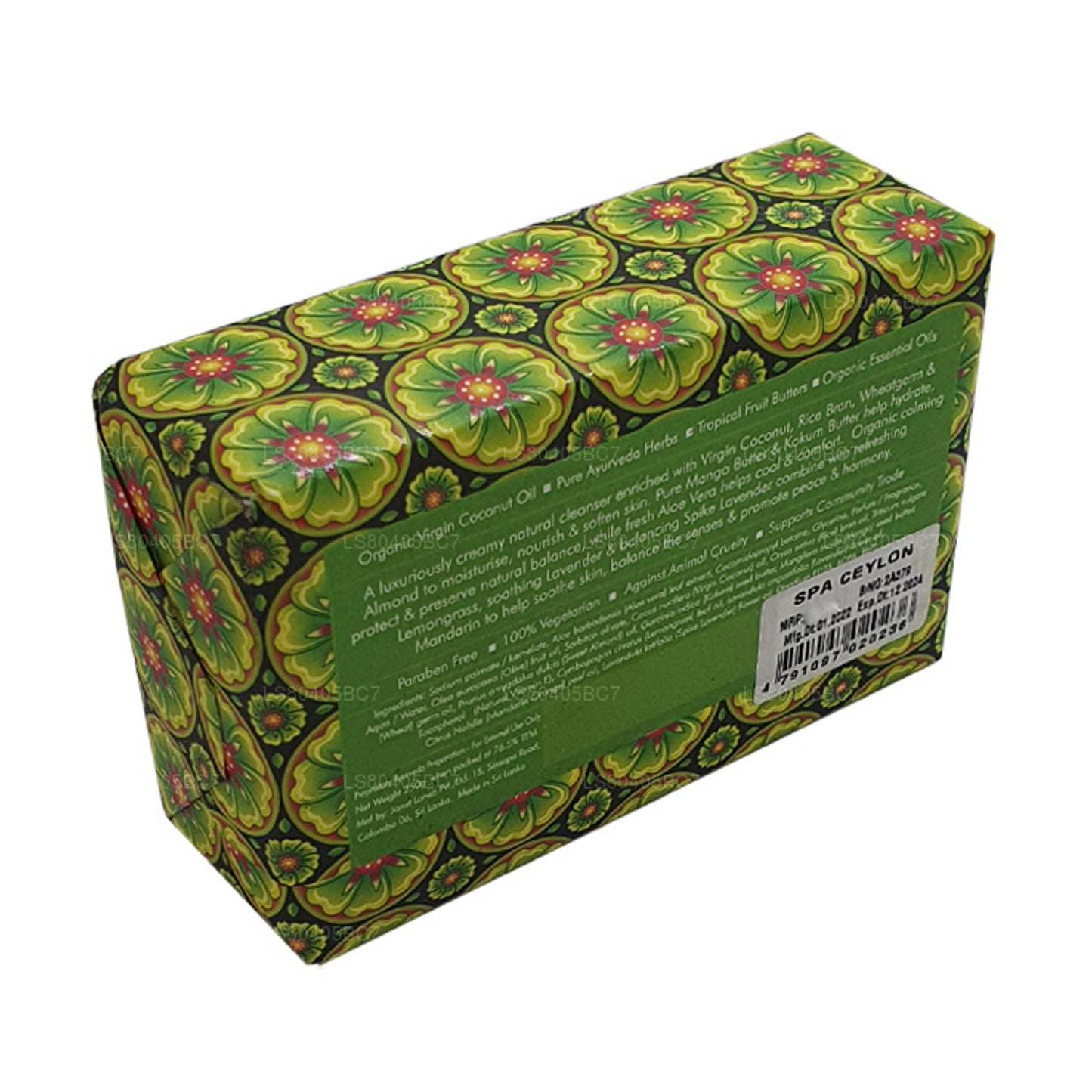 Spa Ceylon Lemongrass Mandarin Luxury Soap (250g)