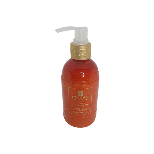 Spa Ceylon Sensual Sandalwood Hand and Body Lotion (250ml)