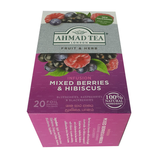 Ahmad Tea Mixed Berry & Hibiscus (40g) 20 Foil Tea Bags