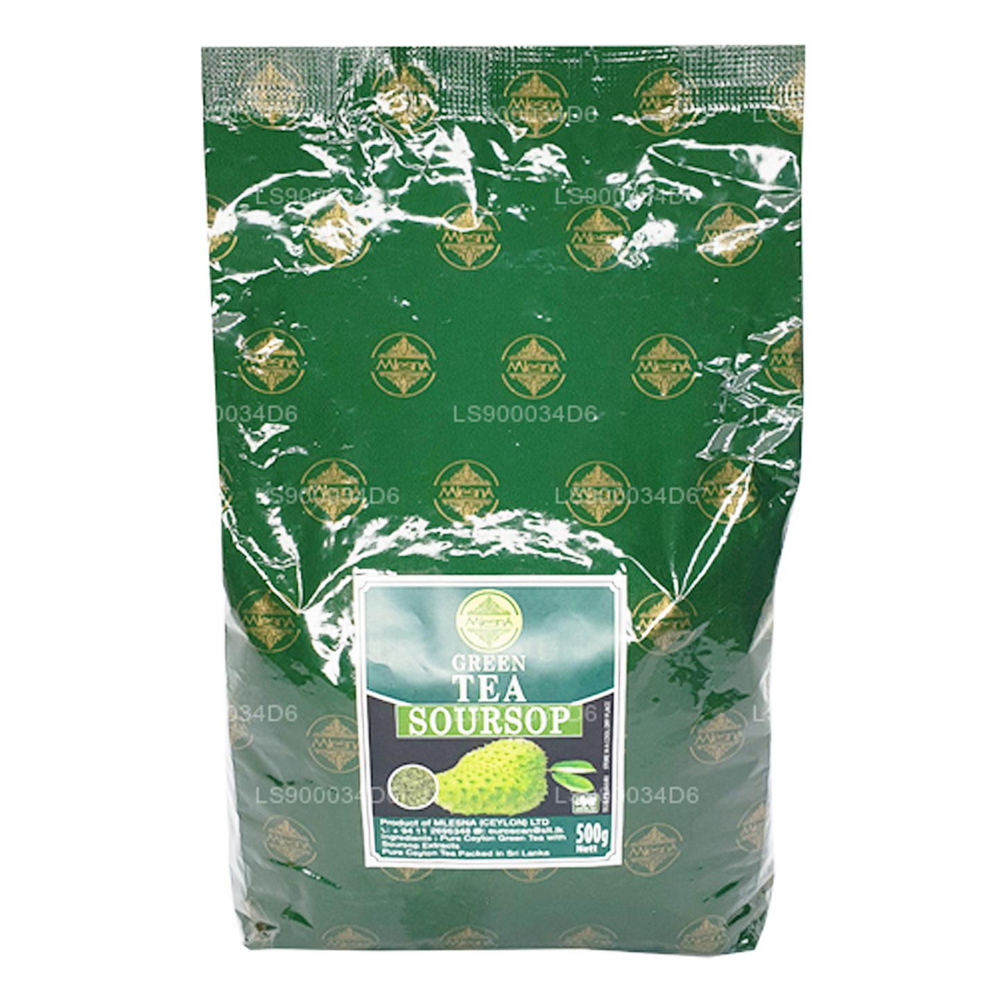 Mlesna Natural Flavored Soursop Ceylon Green Tea (500g)