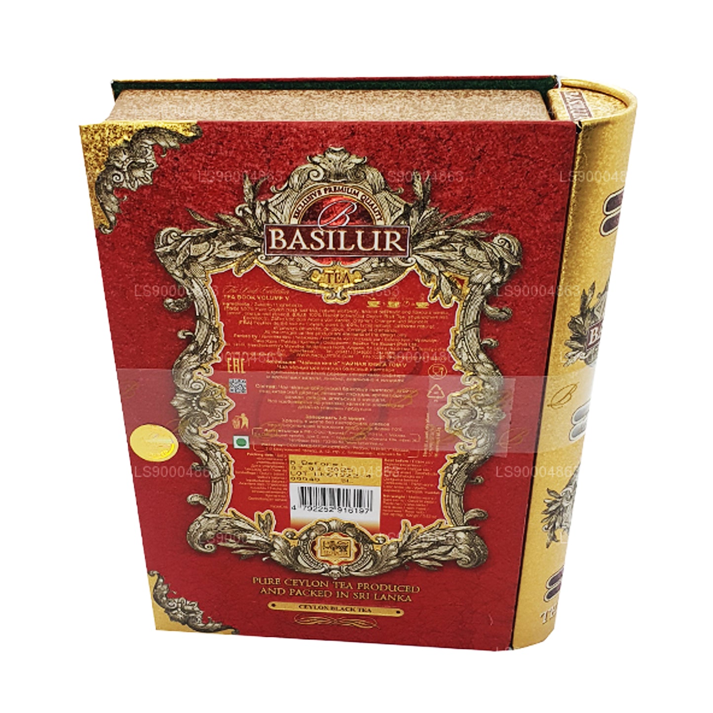 Basilur Festival "Tea Book Volume V - Red" (100g) Caddy