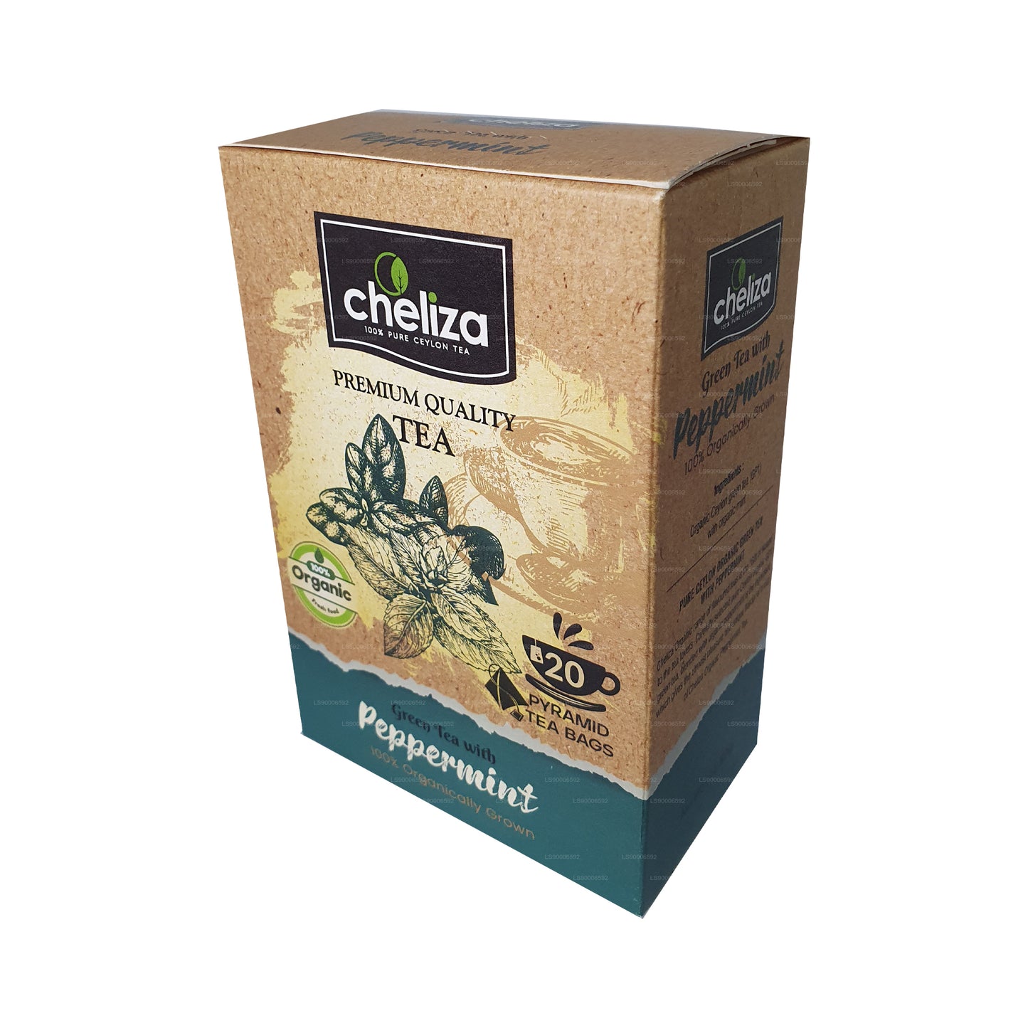 Cheliza Black Tea with Peppermint (50g) 20 Tea Bags