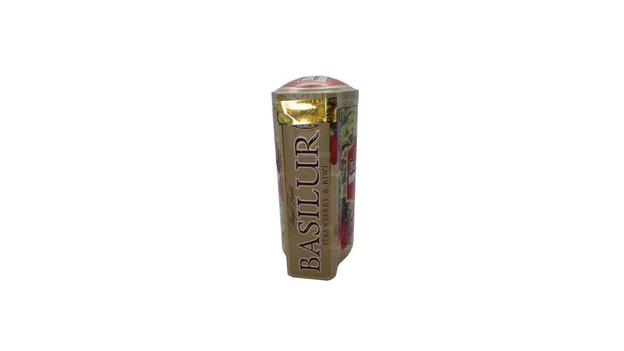 Basilur Strawberry and Kiwi Magic Fruits Tin Caddy (100g)