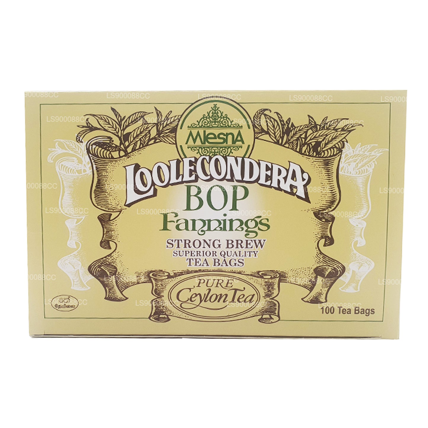 Mlesna Loolecondera BOP Fannings Strong Brew Tea (200g) 100 Tea Bags