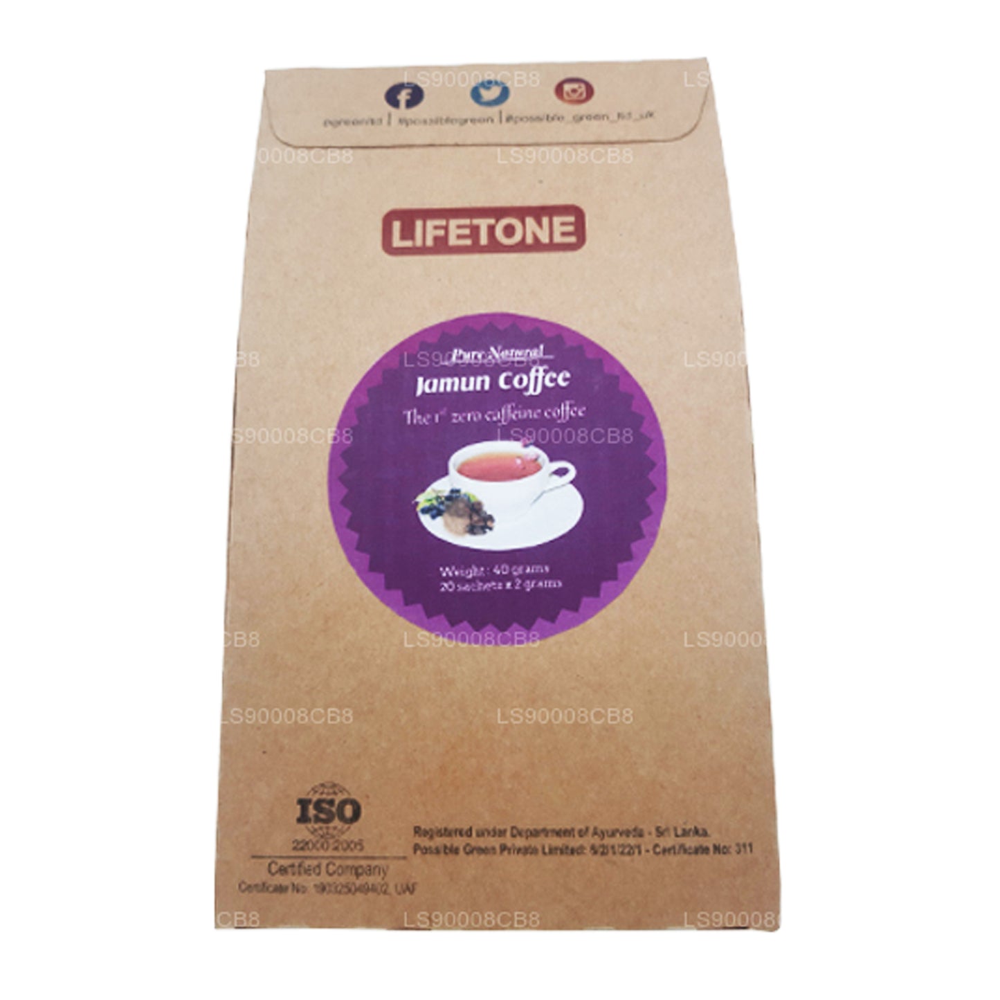 Lifetone Jamun Seed Coffee (40g)