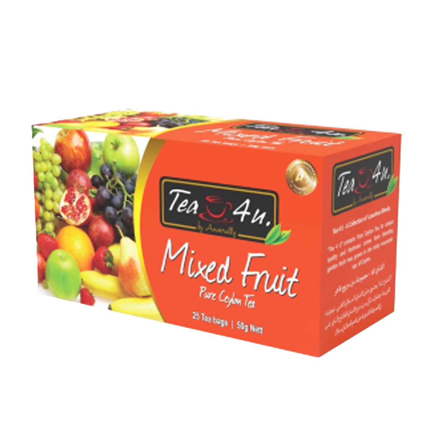 Tea4U Mixed Fruit Tea (50g) 25 Tea Bags