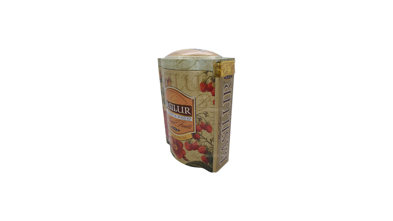 Basilur Magic Fruits Raspberry and Rosehip (100g) Tin Caddy