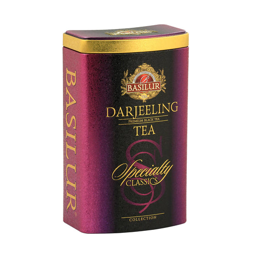 Basilur Specialty Classics Darjeeling Premium Black Tea Tin Caddy (100g)