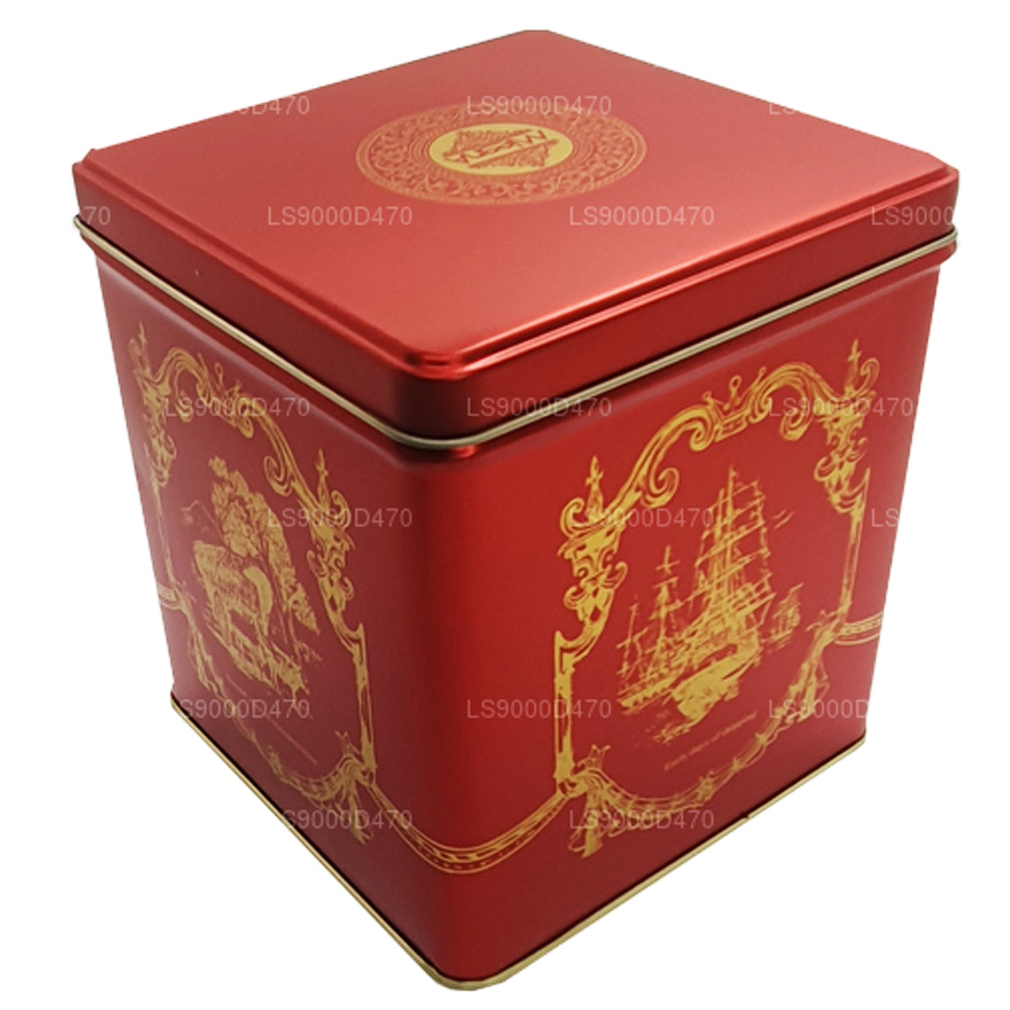 Mlesna Victorian Blend OP Grade Leaf Tea Red Metal Caddy