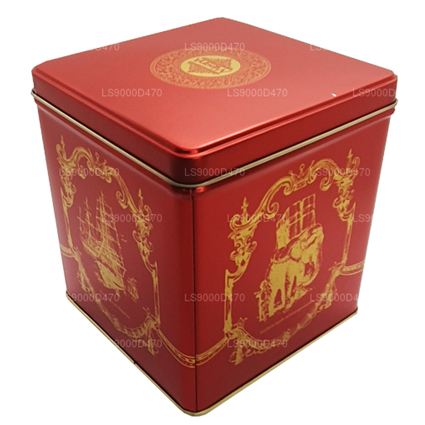 Mlesna Victorian Blend OP Grade Leaf Tea Red Metal Caddy