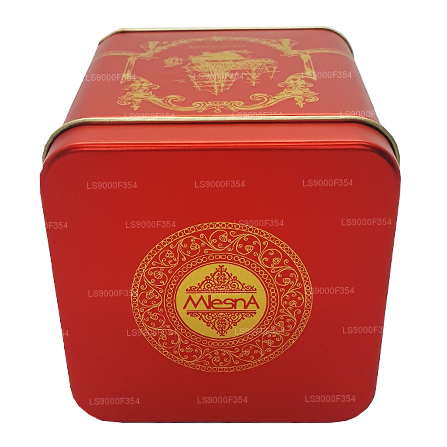 Mlesna Victorian Blend OP Grade Leaf Tea Red Metal Caddy