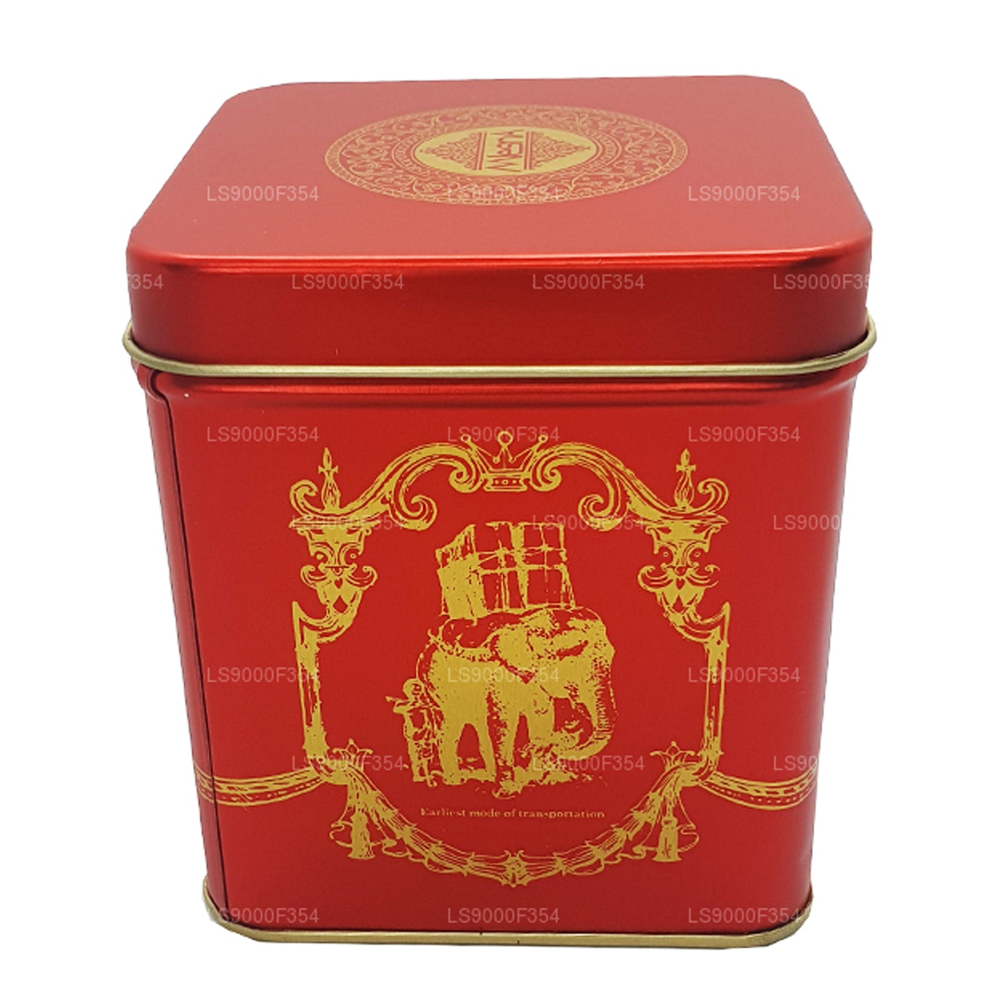 Mlesna Victorian Blend OP Grade Leaf Tea Red Metal Caddy