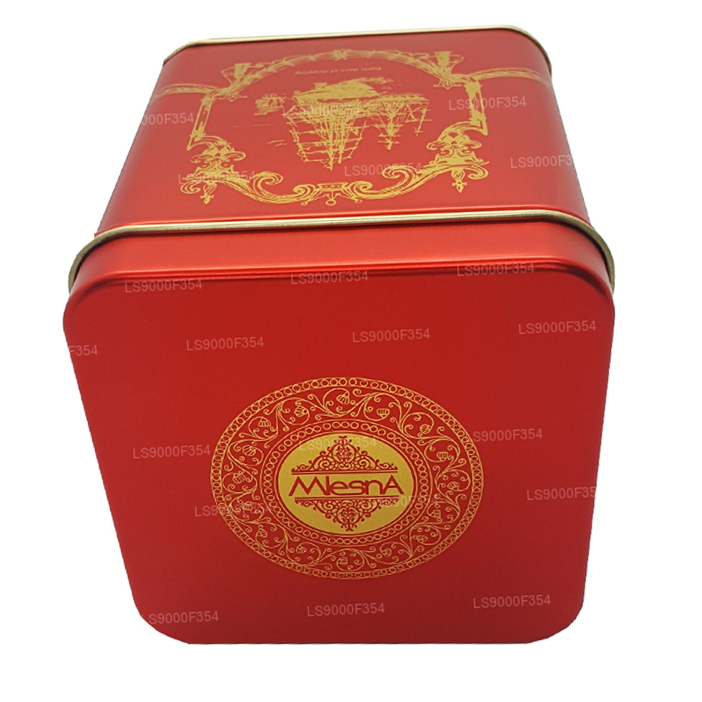 Mlesna Victorian Blend OP Grade Leaf Tea Red Metal Caddy