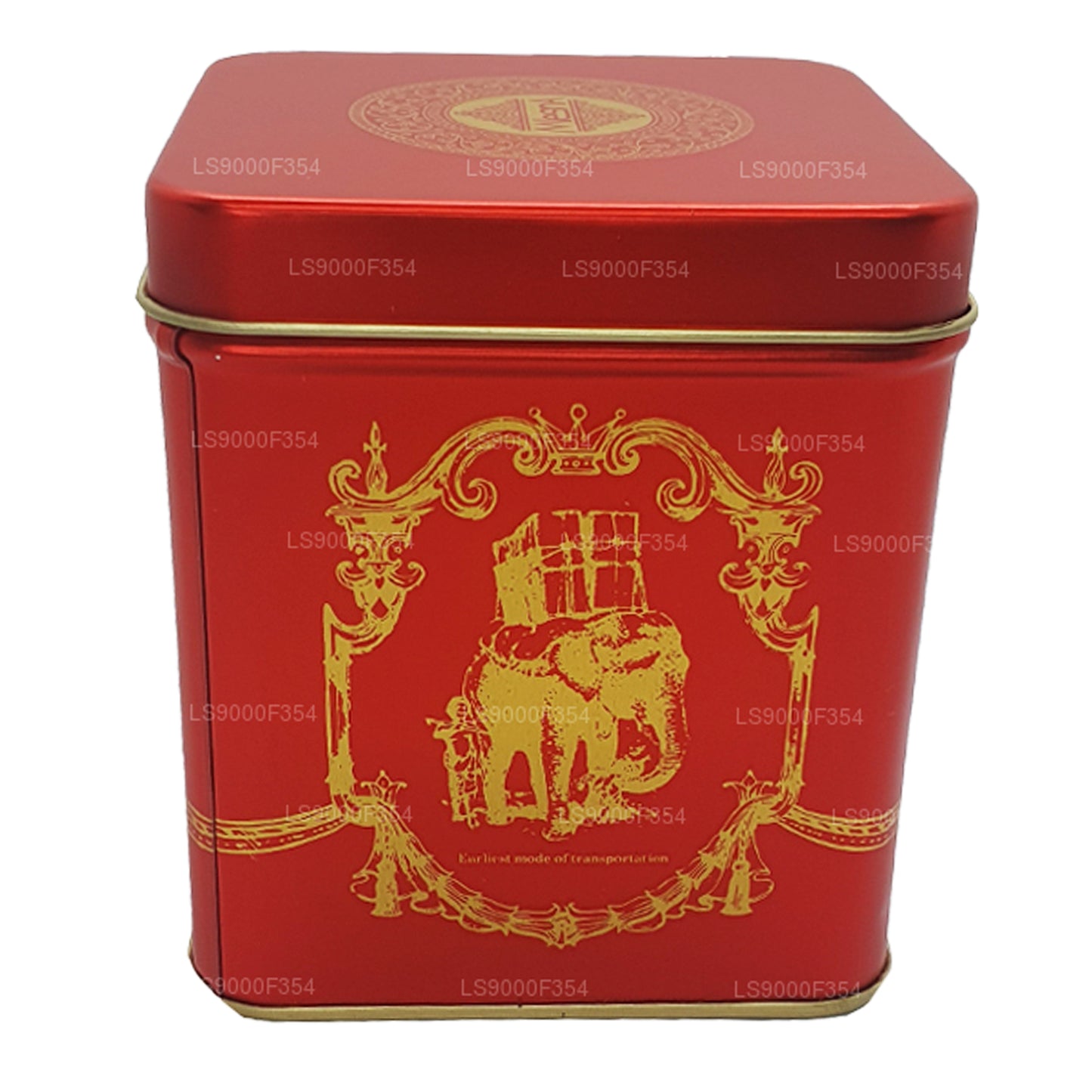 Mlesna Victorian Blend OP Grade Leaf Tea Red Metal Caddy