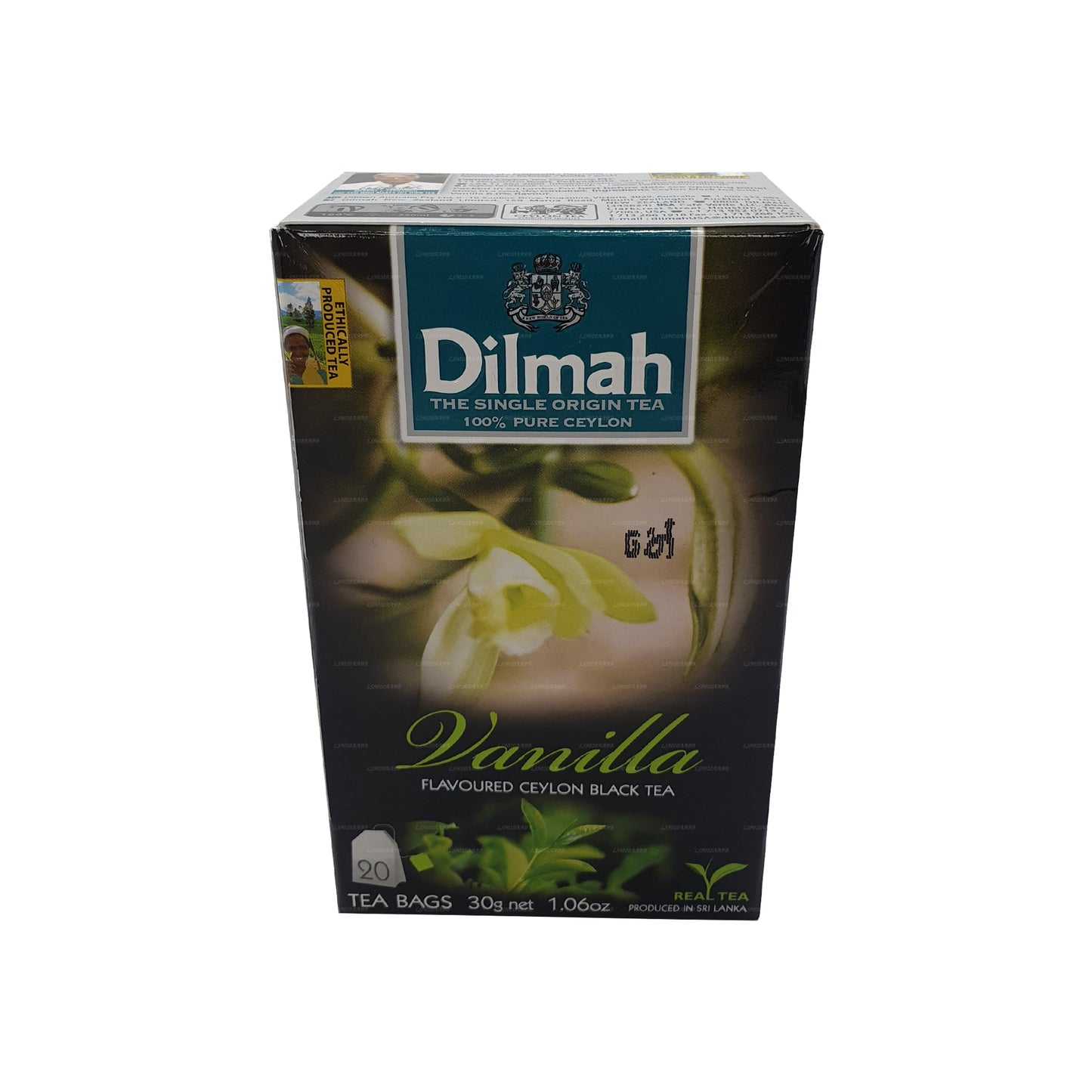 Dilmah Vanilla Flavored Tea (40g) 20 Tea Bags