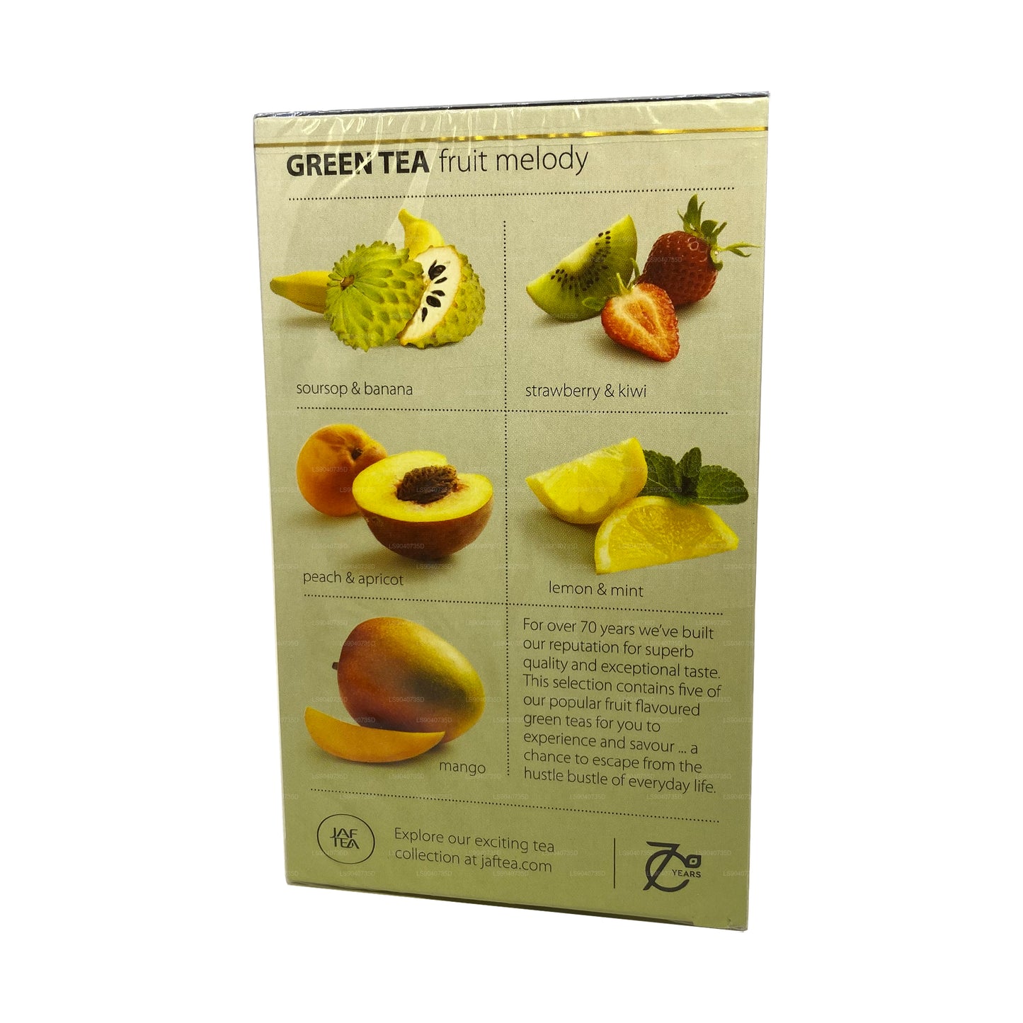 Jaf Tea Fruit Melody Green Tea (40g) Foil Envelop Tea Bags