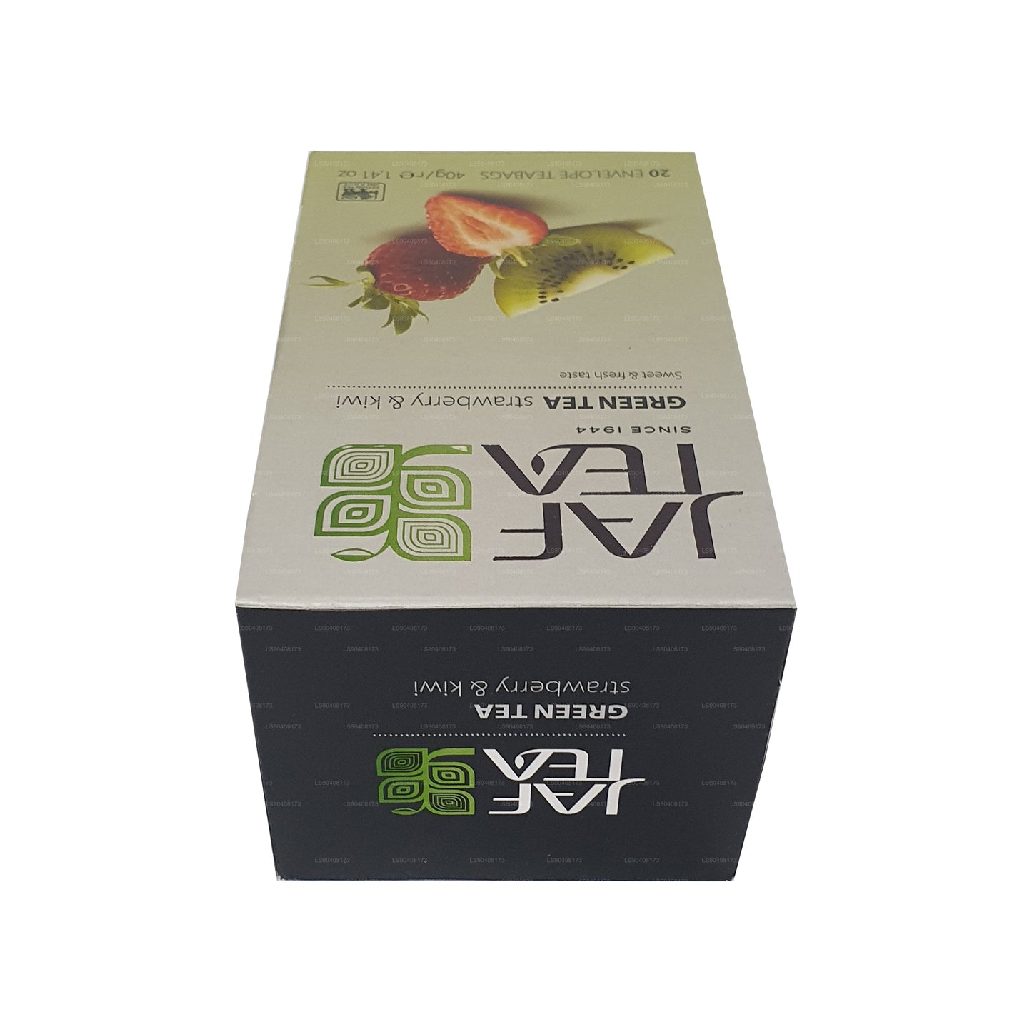 Jaf Tea Strawberry and Kiwi Green Tea (40g) Foil Envelop Tea Bags