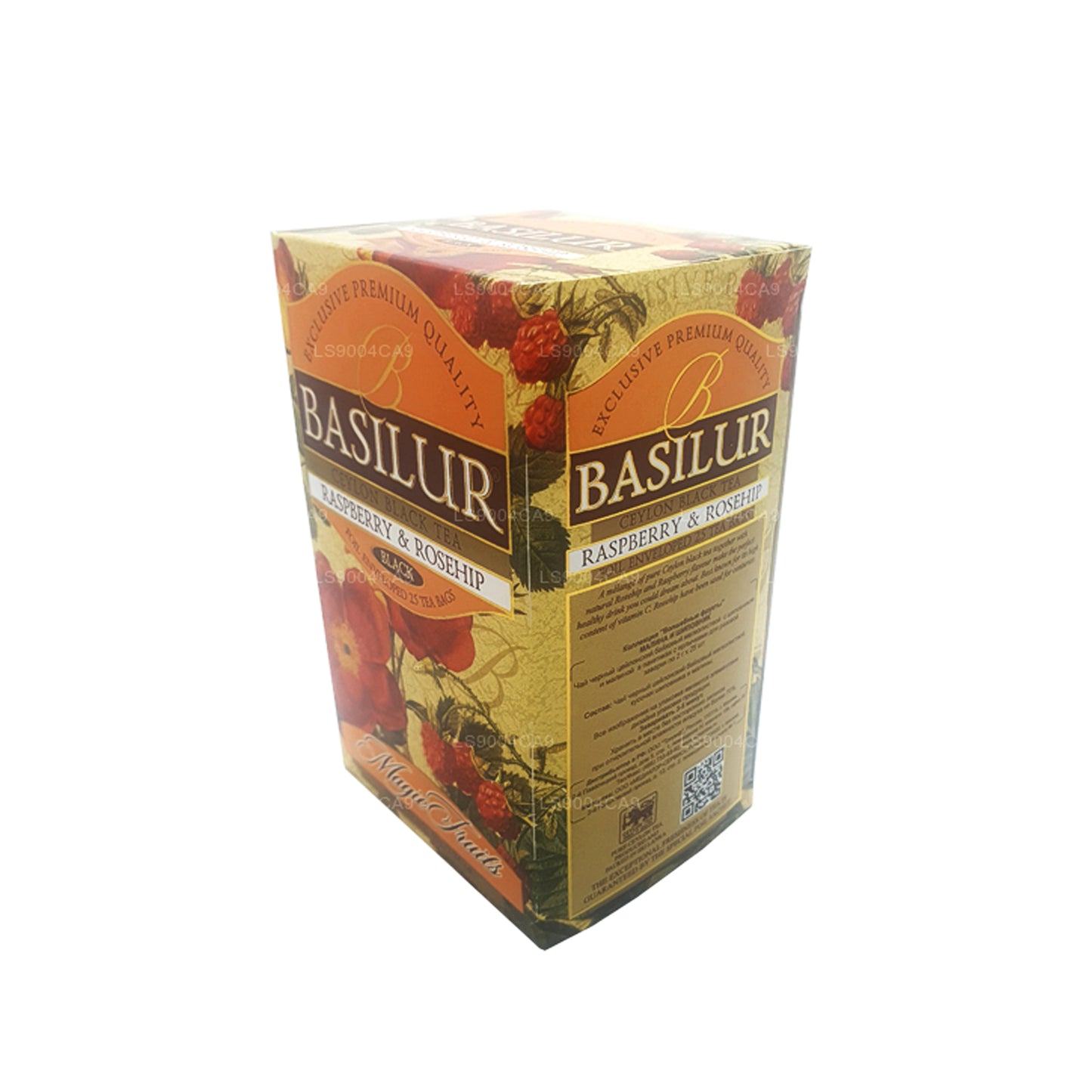 Basilur Magic Fruits Raspberry and Rosehip (50g) 25 Tea Bags