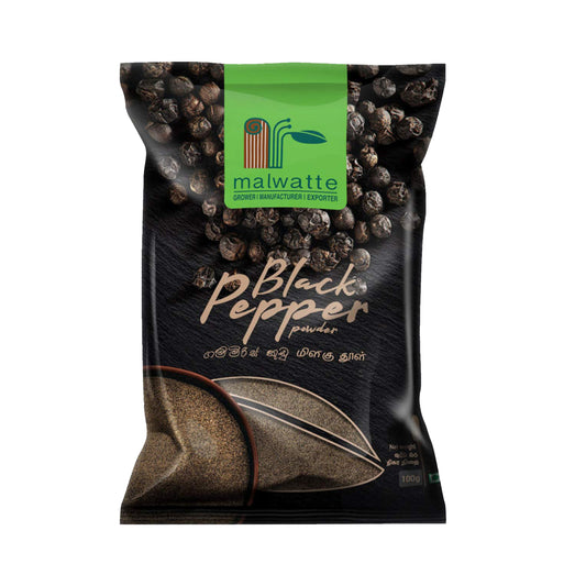 Malwatte Spices Black Pepper Powder (100g)