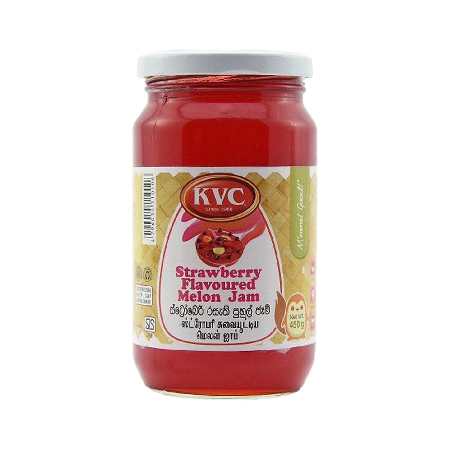 KVC Jam Real Strawberry (450g)