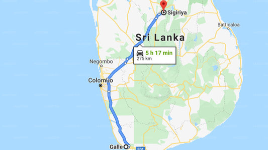 Galle City to Sigiriya City Private Transfer