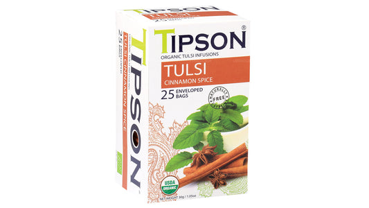 Tipson Tea Organic Tulsi With Cinnamon Spice (30g)