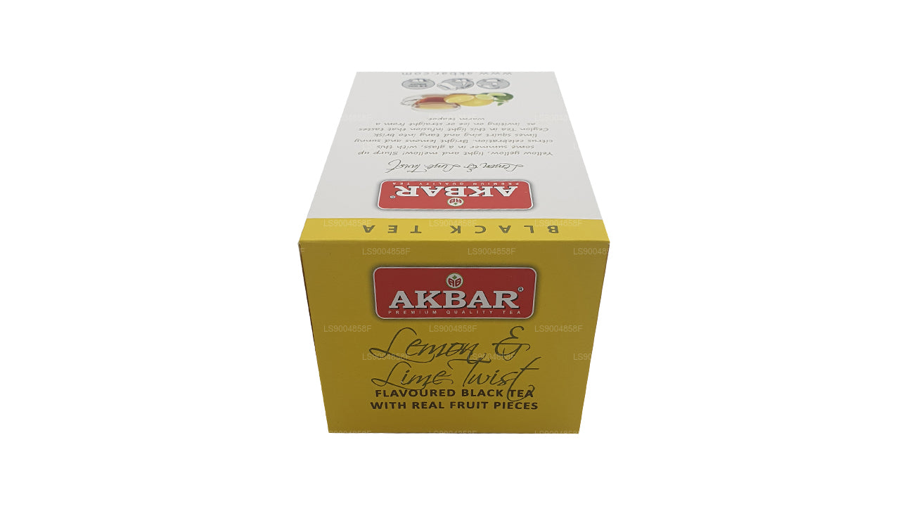 Akbar Lemon and Lime Twist Tea (40g) 20 Tea Bags